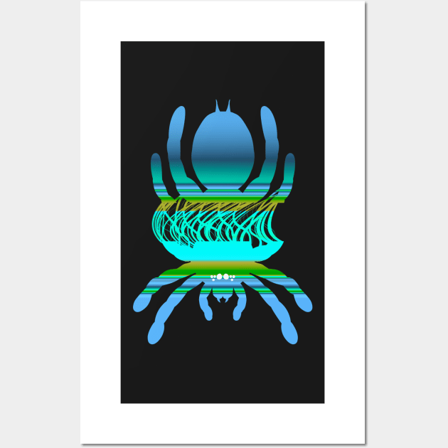 Tarantula Silhouette V116 (Horizontal) Wall Art by IgorAndMore